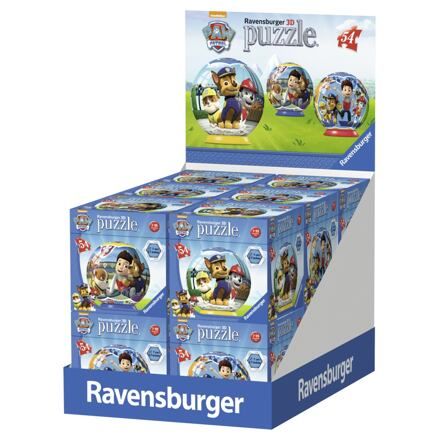 Ravensburger Tlapková Patrola - displej (12ks/D), 3D, 54 dielikov
