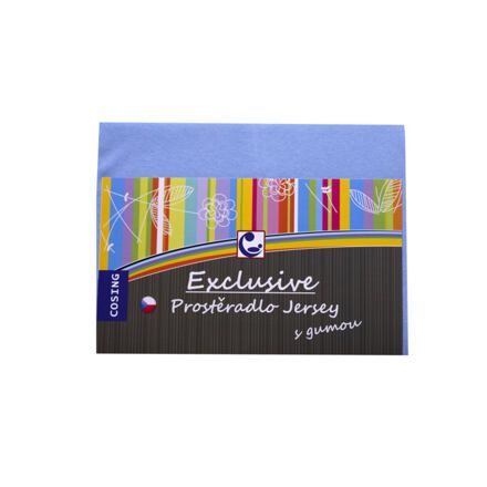 COSING Prostěradlo JERSEY 120x60 cm - modrá