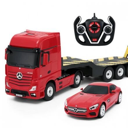 Conquest R/C auto Mercedes-Benz Actros + AMG GT (1:24)