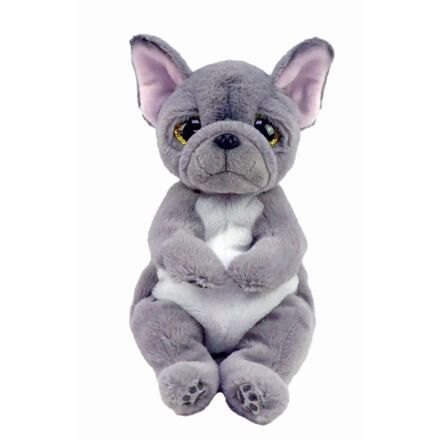 Beanie Babies WILFRED, 15 cm - sivý pes