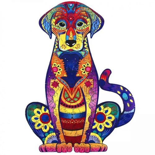 Drevené puzzle-Dog/S KP21879