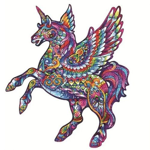 Drevené puzzle-Einhorn/S KP21891