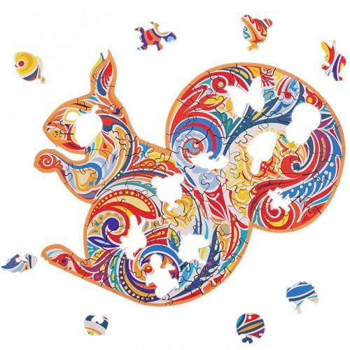 Drevené puzzle-Squirrel/S KP21897
