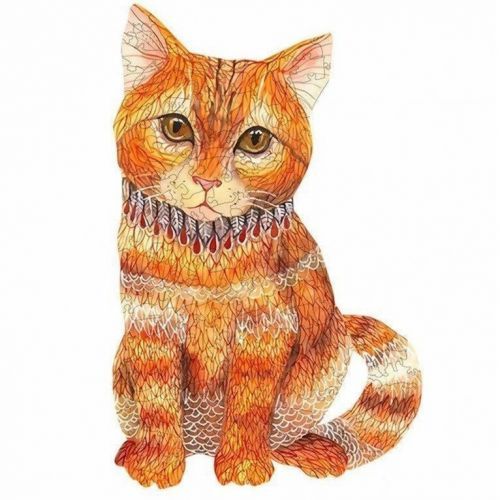 Drevené puzzle-Katze/S KP21900