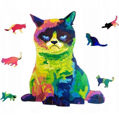 Drevené puzzle-Puss/S KP21903