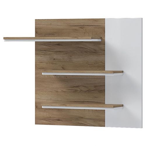 Polička Stela VP tobacco/crystal white