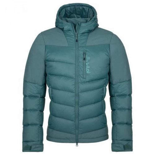 Men's down jacket Kilpi GUUS-M DARK GREEN