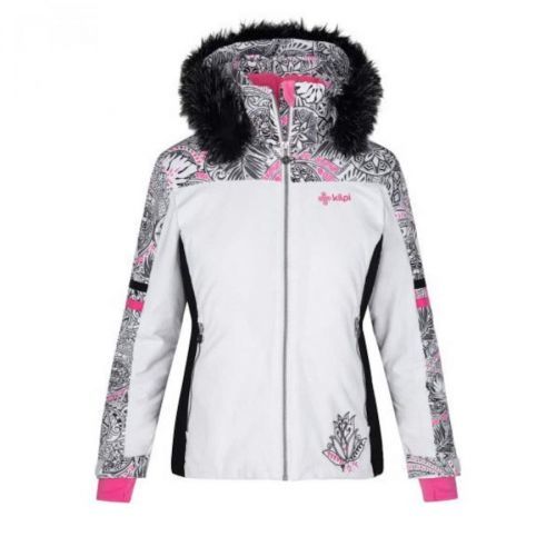 Women's ski jacket Kilpi LENA-W WHITE