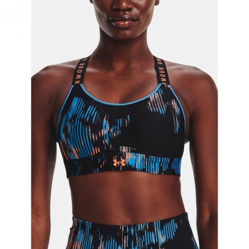 Under Armour Bra UA Infinity High Print Bra-BLK - Women