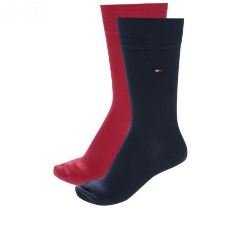 Tommy Hilfiger Set of two pairs of men's socks in blue and red Tommy Hi - Men