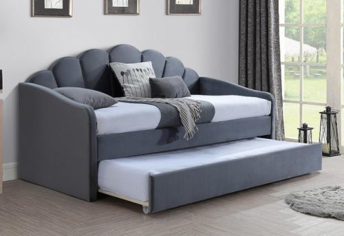 Expedo Čalúnená posteľ ZEYNA Velvet, 90x200, bluvel 14