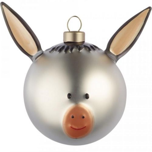 Vianočné gule ASINELLO Alessi sivá