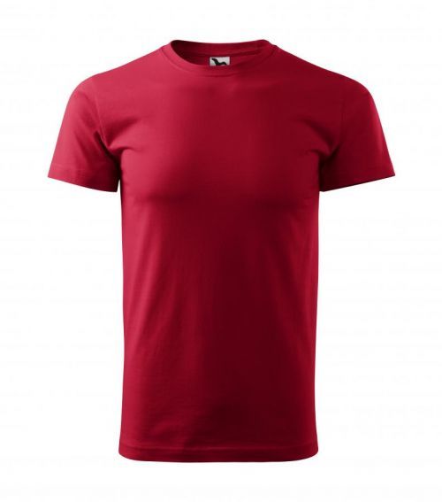 Triko pánske Malfini Basic - tmavo červené, 4XL