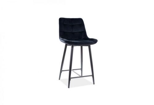 Expedo Barová stolička CHIP H-2 Velvet, 45x92x37, bluvel 19