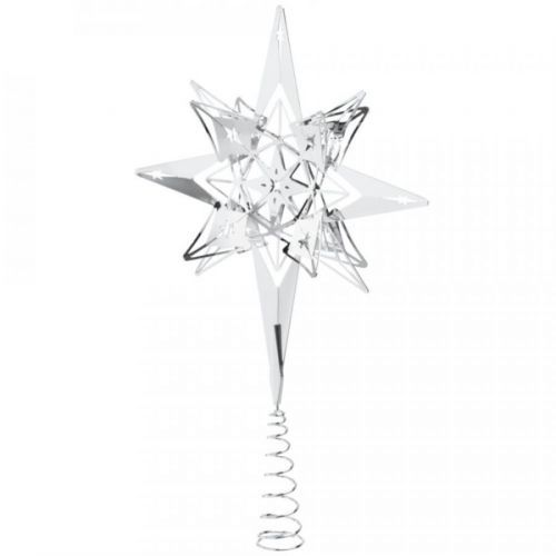 Vianočná ozdoba na stromček TOP STAR Rosendahl 32 cm strieborná