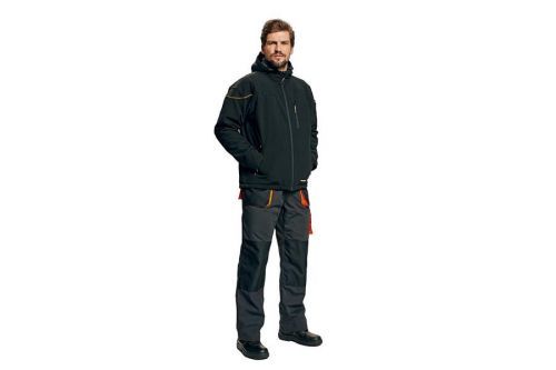 EMERTON WINTER SOFTSHELL bund čierna 2XL