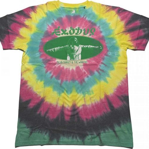 Bob Marley tričko Exodus Oval Multicolor S