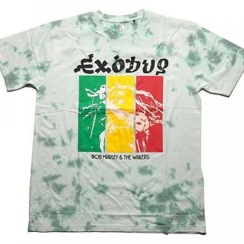 Bob Marley tričko Rasta Colours Zelená S