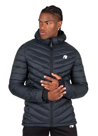 Gorilla wear pánska bunda osborn puffer jacket čierna