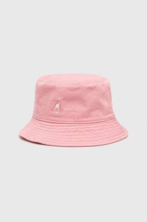 Bavlnený klobúk Kangol ružová farba, bavlnený