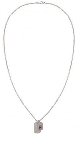 Tommy Hilfiger Nadčasový oceľový náhrdelník pre mužov Monogram 2790465