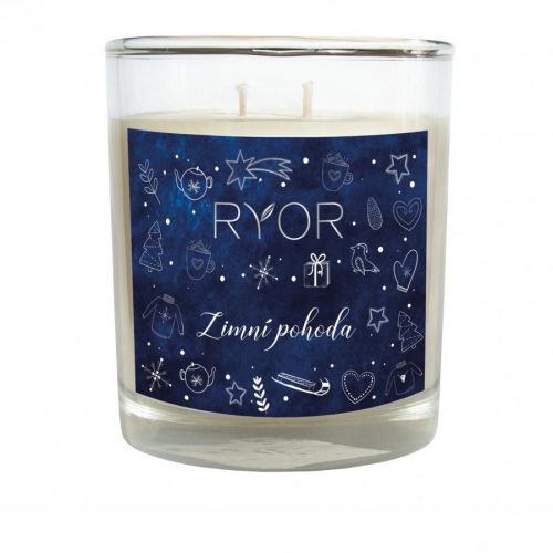 RYOR Sviečka veľká Zimná pohoda 300 g