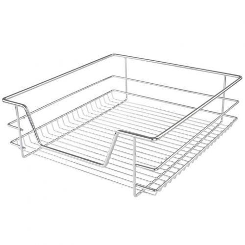 JAGO sada 3 teleskopických zásuviek, 46 x 44 x 14 cm, chróm