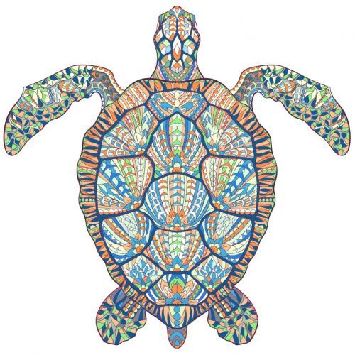 Drevené puzzle-Sea Turtle/S KP21921
