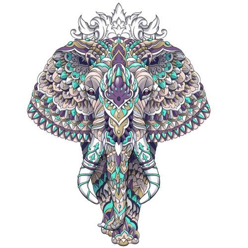 Drevené puzzle-Magic Elephant/S KP21924