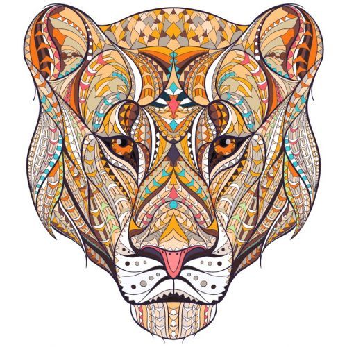 Drevené puzzle-Leopard/S KP21927