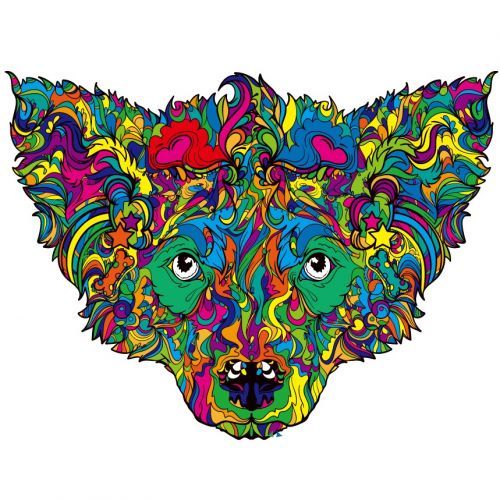 Drevené puzzle-Poodle/S KP21948
