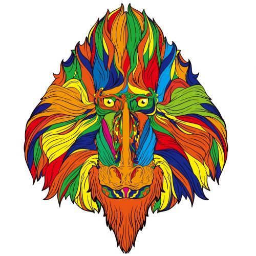 Drevené puzzle-Monkey/S KP21957