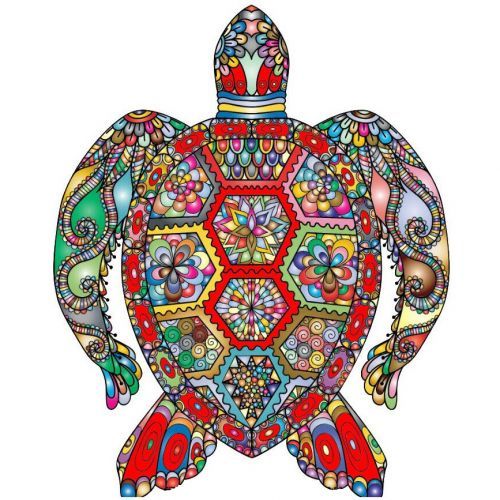 Drevené puzzle-Turtle/S KP21988