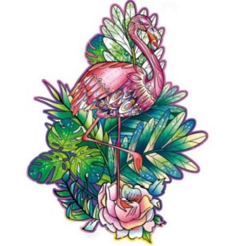 Drevené puzzle-Flamingo/S KP22015