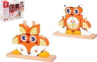 Teddies Vkladačka Liščie drevo 19 ks