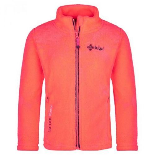 Girls' warm hooded sweatshirt Kilpi ERIN-JG PINK