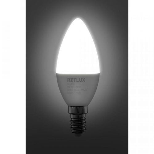 RLL 430 C37 E14 sviečka 8W CW RETLUX