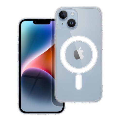 Puzdro Clear MagSafe Cover pre iPhone 14, zadné, transparentné