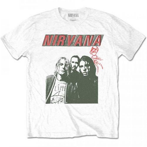 Nirvana tričko Flipper Biela S