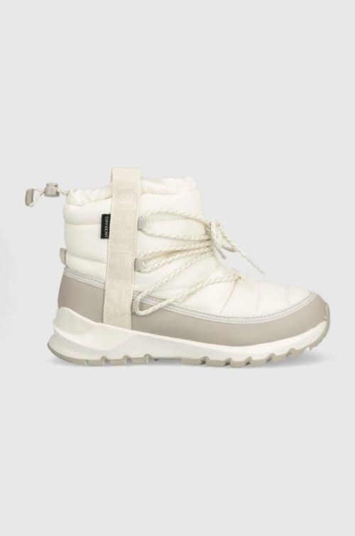 Snehule The North Face Women S Thermoball Lace Up Wp béžová farba