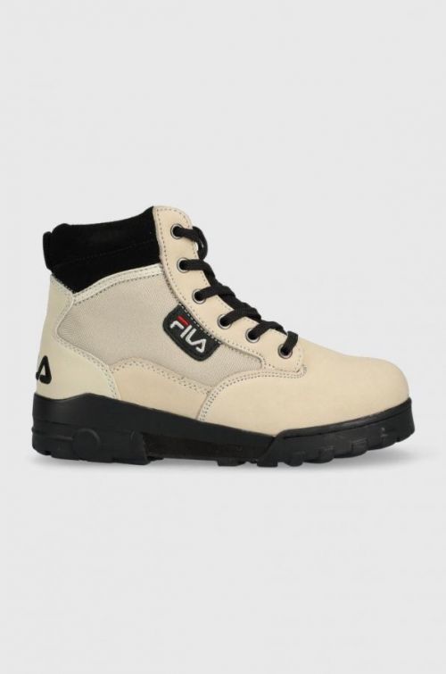 Workery Fila Grunge Ii Bl dámske, béžová farba, na platforme,