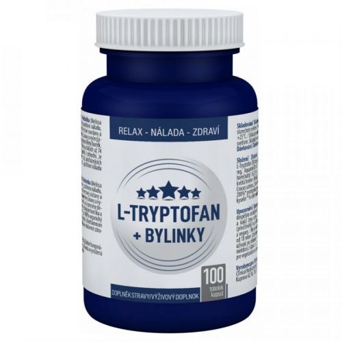 CLINICAL L-Tryptofán + bylinky 100 kapsúl