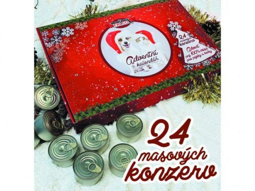 Adventný kalendár SOKOL FALCO - 24 mäsových konzerv - 1ks