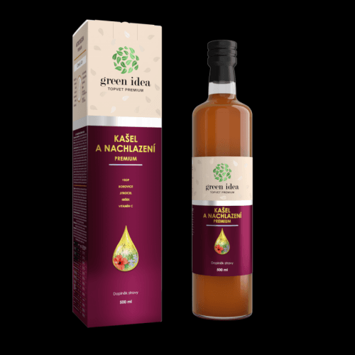 TOPVET Kašeľ a prechladnutie premium 500 ml 500 ml