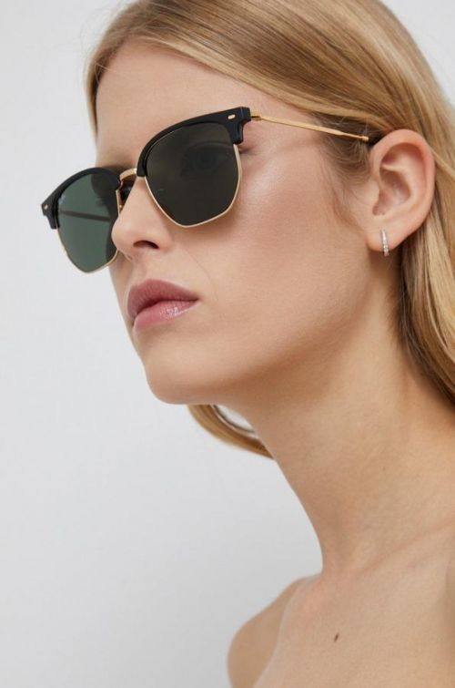 Slnečné okuliare Ray-Ban 0rb4416 čierna farba