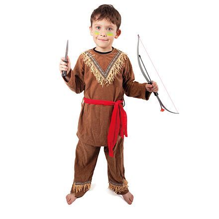 Kostým indián, detský, veľ. S