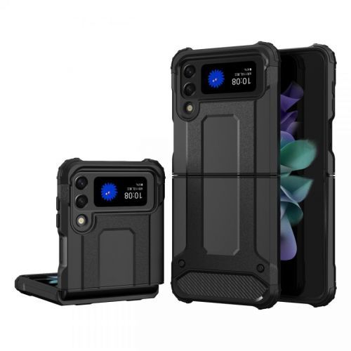 IZMAEL Samsung Galaxy Z Flip 3 Puzdro Hybrid Armor  KP22136 čierna