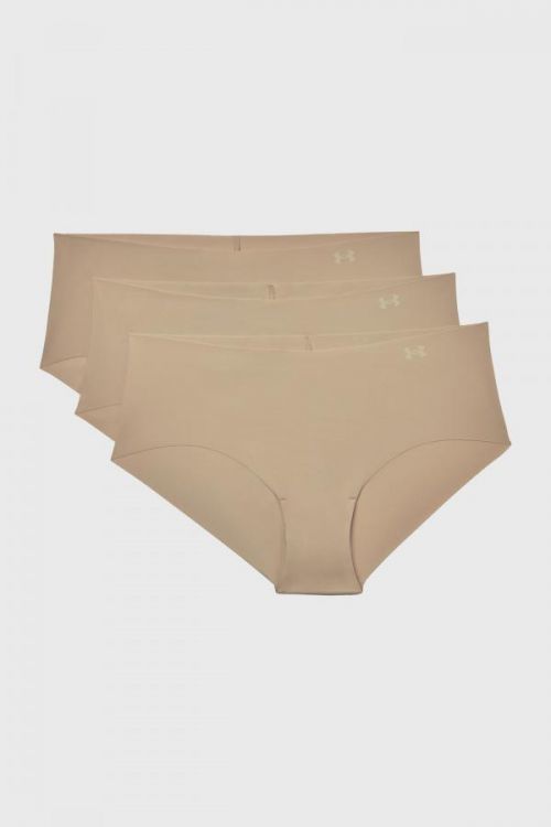 3 PACK nohavičiek Under Armour Hipster Beige