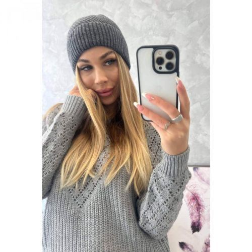 Cap thin Oliwia K252 graphite