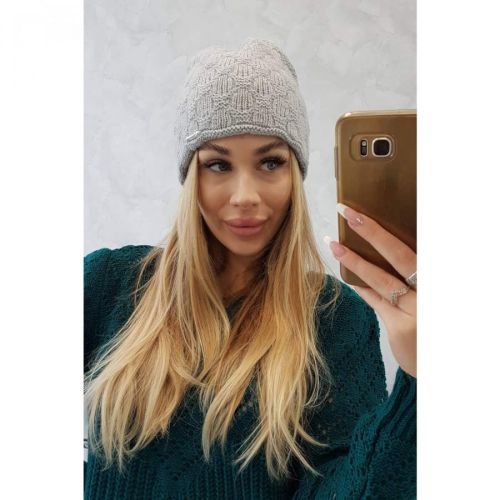 Cap Agata K222 light gray